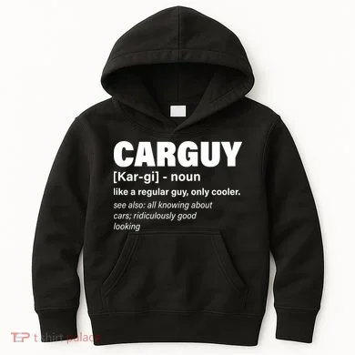 Car Guy Definition Classic Funny Kids Hoodie