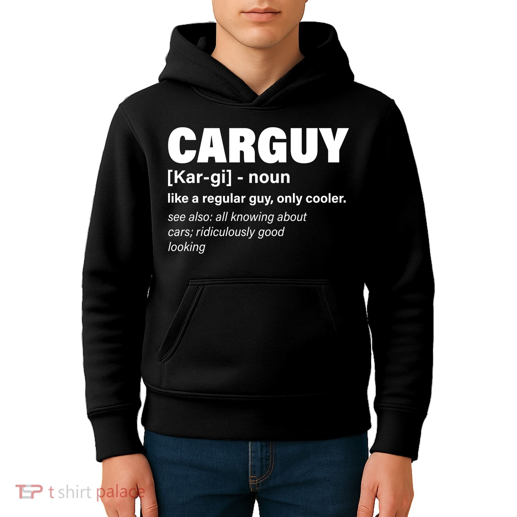 Car Guy Definition Classic Funny Kids Hoodie