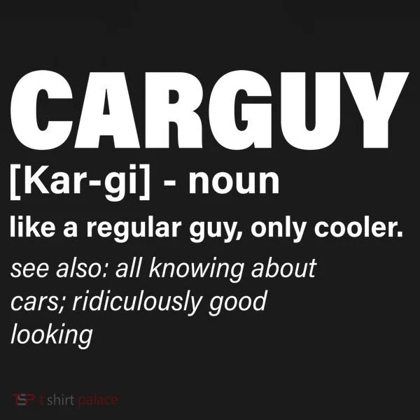 Car Guy Definition Classic Funny Kids Long Sleeve Shirt