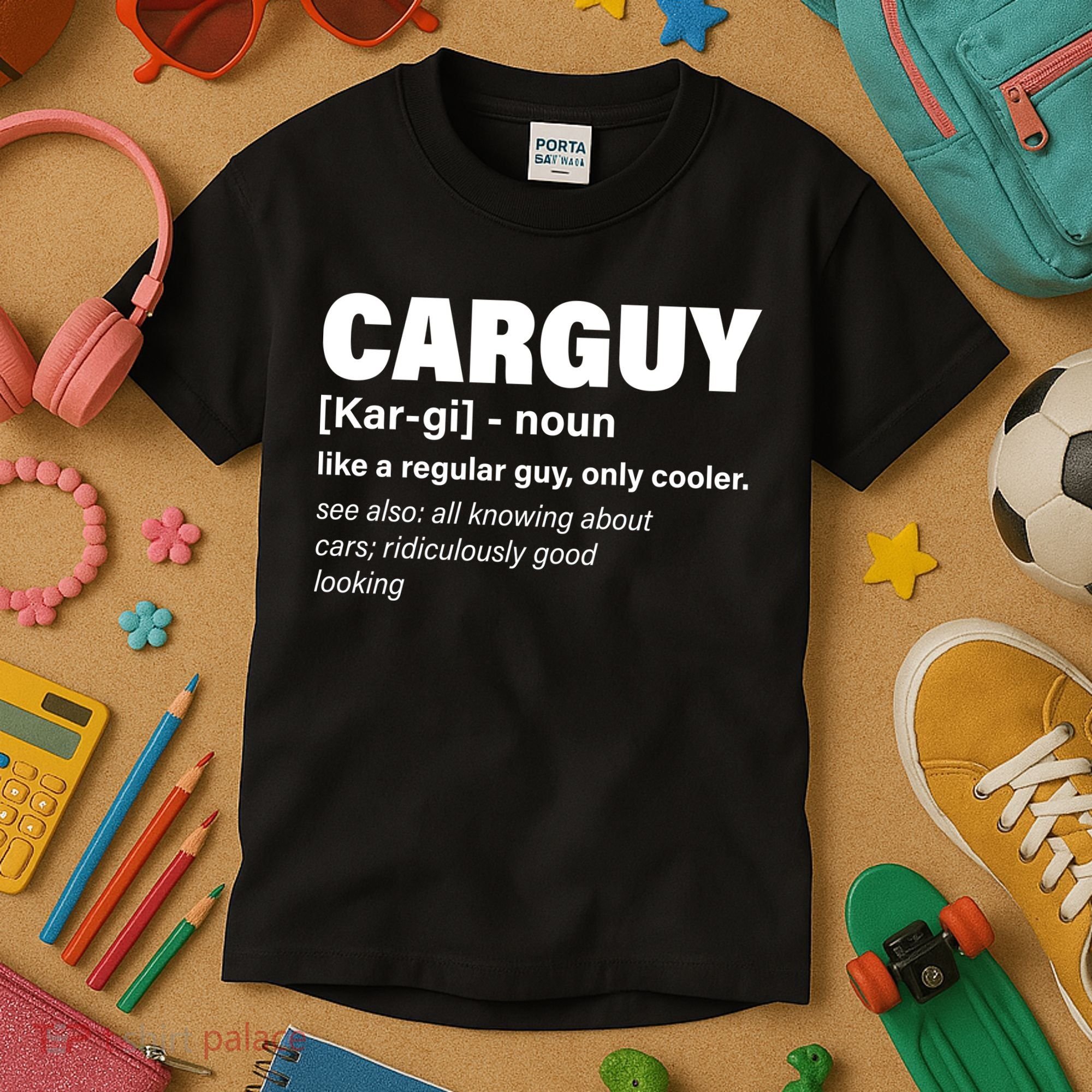 Car Guy Definition Classic Funny Kids T-Shirt