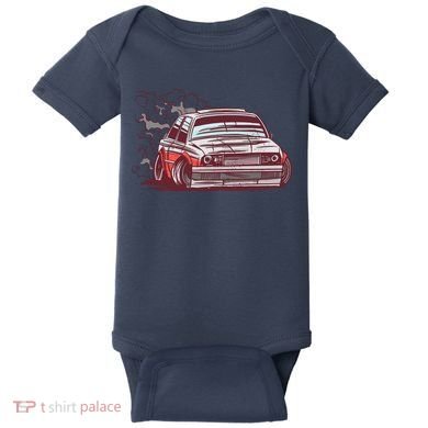 Car Motorsport Drifting Baby Bodysuit