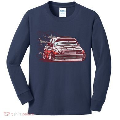 Car Motorsport Drifting Kids Long Sleeve Shirt