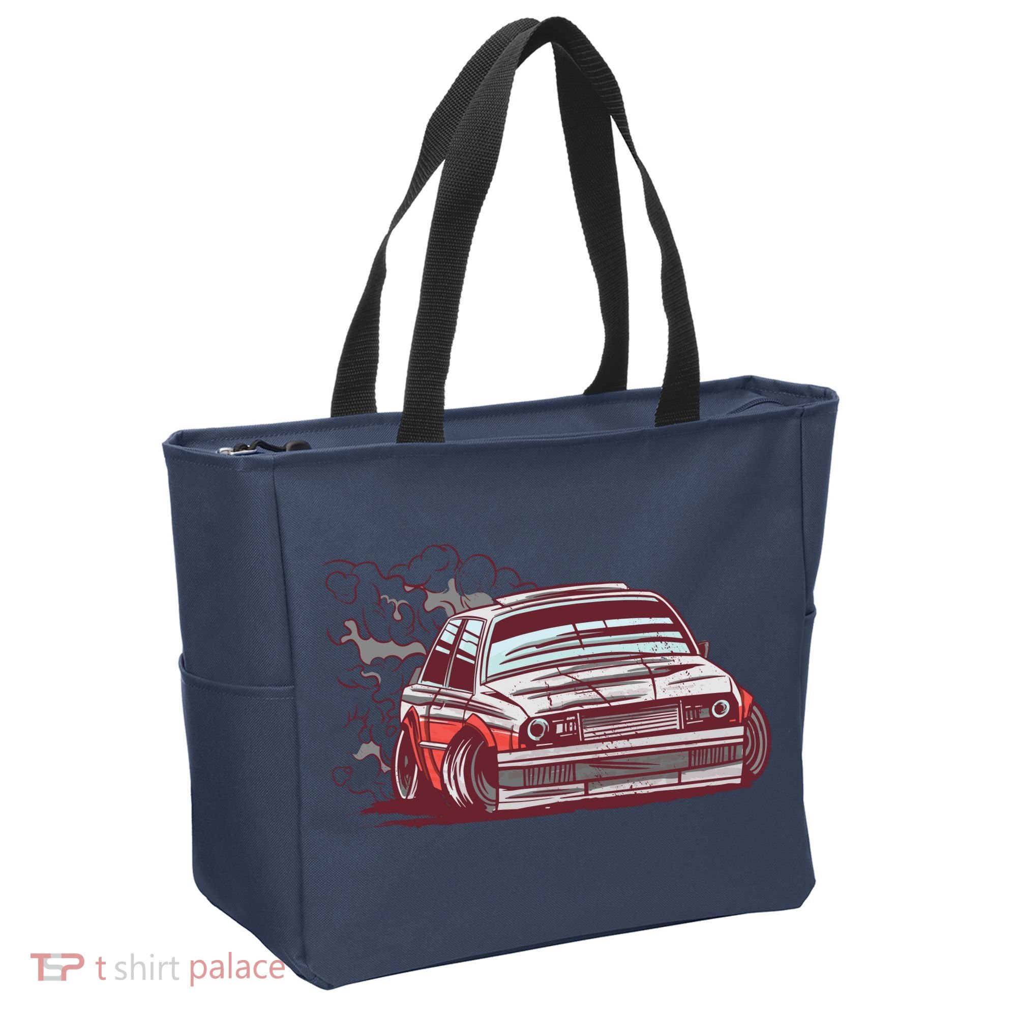 Car Motorsport Drifting Tote Bag