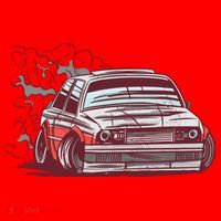 Car Motorsport Drifting Santa Hat thumb 1