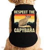 Capybara Art Rodent Animal Lover Capybara Doggie Tank thumb 0