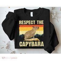 Capybara Art Rodent Animal Lover Capybara Sweatshirt thumb 2