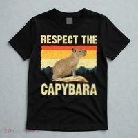 Capybara Art Rodent Animal Lover Capybara T-Shirt thumb 5