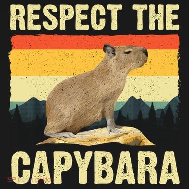 Capybara Art Rodent Animal Lover Capybara Hooded Wearable Blanket