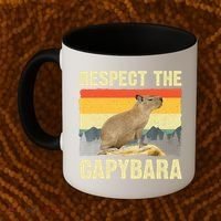 Capybara Art Rodent Animal Lover Capybara Coffee Mug thumb 2