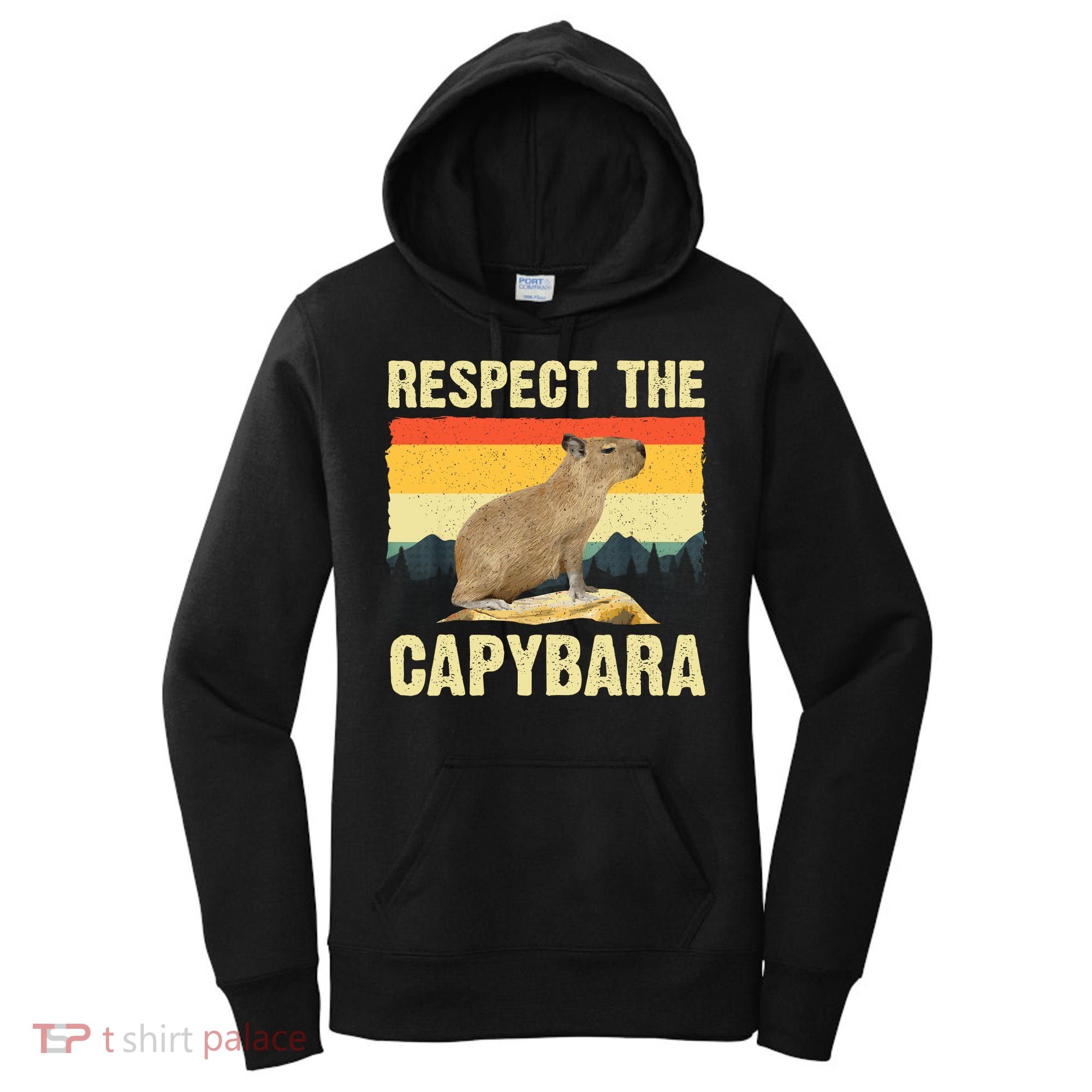 Capybara Art Rodent Animal Lover Capybara Women's Hoodie