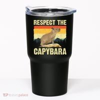 Capybara Art Rodent Animal Lover Capybara Tumbler thumb 0