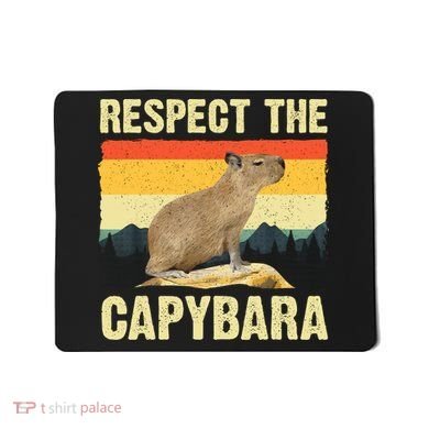 Capybara Art Rodent Animal Lover Capybara Mousepad