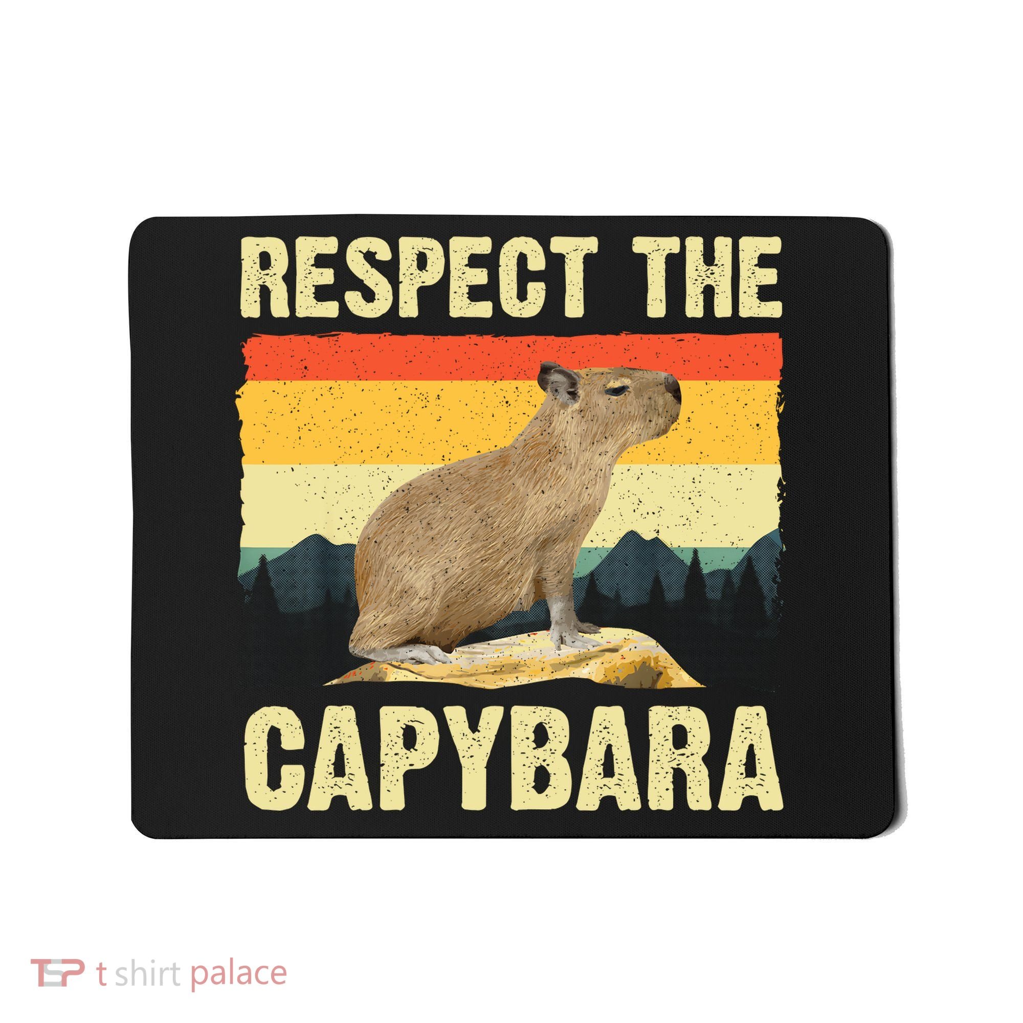 Capybara Art Rodent Animal Lover Capybara Mousepad
