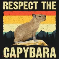 Capybara Art Rodent Animal Lover Capybara Mousepad thumb 1