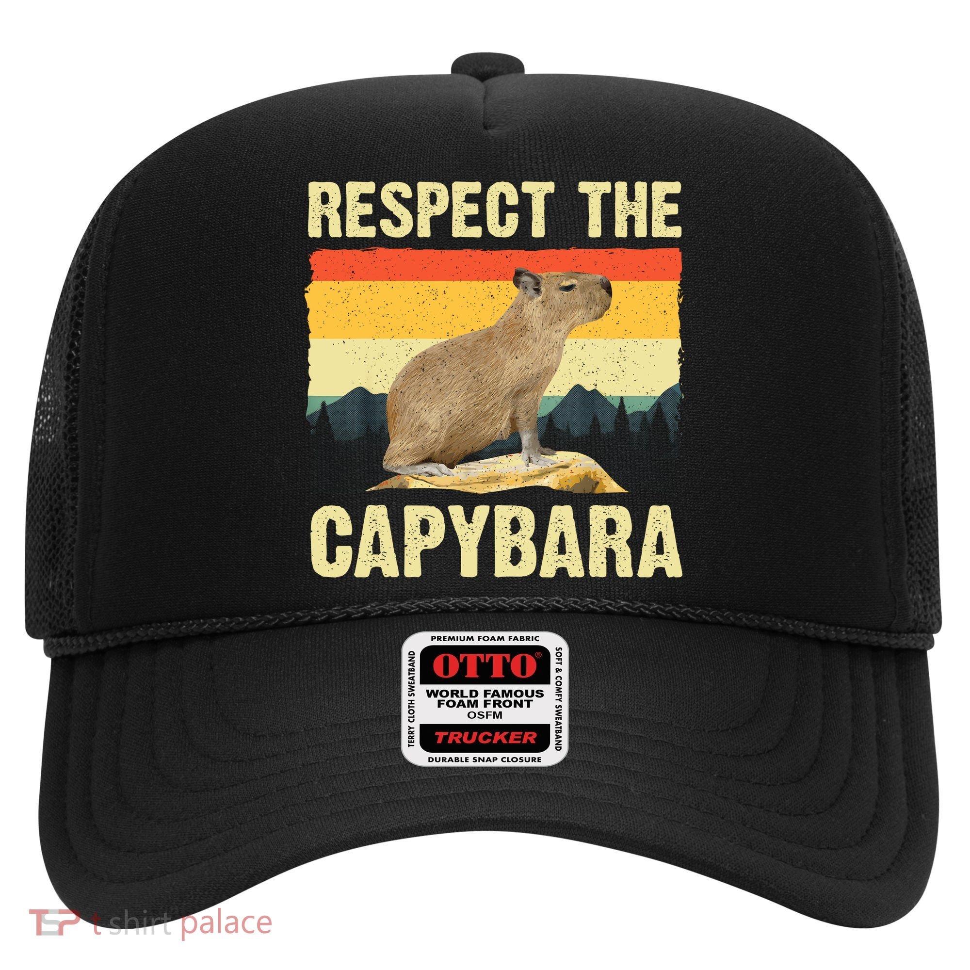 Capybara Art Rodent Animal Lover Capybara Hat