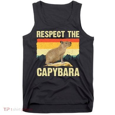 Capybara Art Rodent Animal Lover Capybara Tank Top