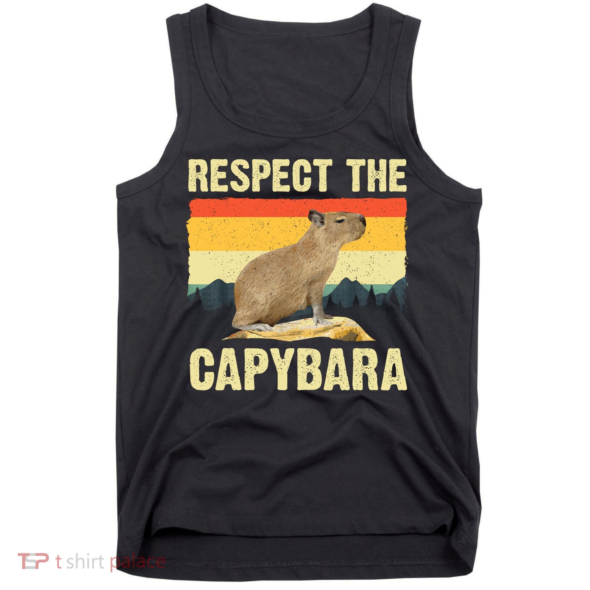 Capybara Art Rodent Animal Lover Capybara Tank Top