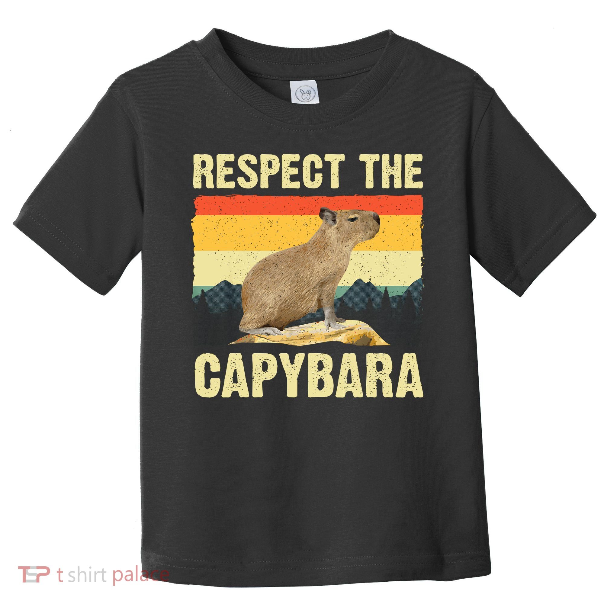 Capybara Art Rodent Animal Lover Capybara Toddler T-Shirt