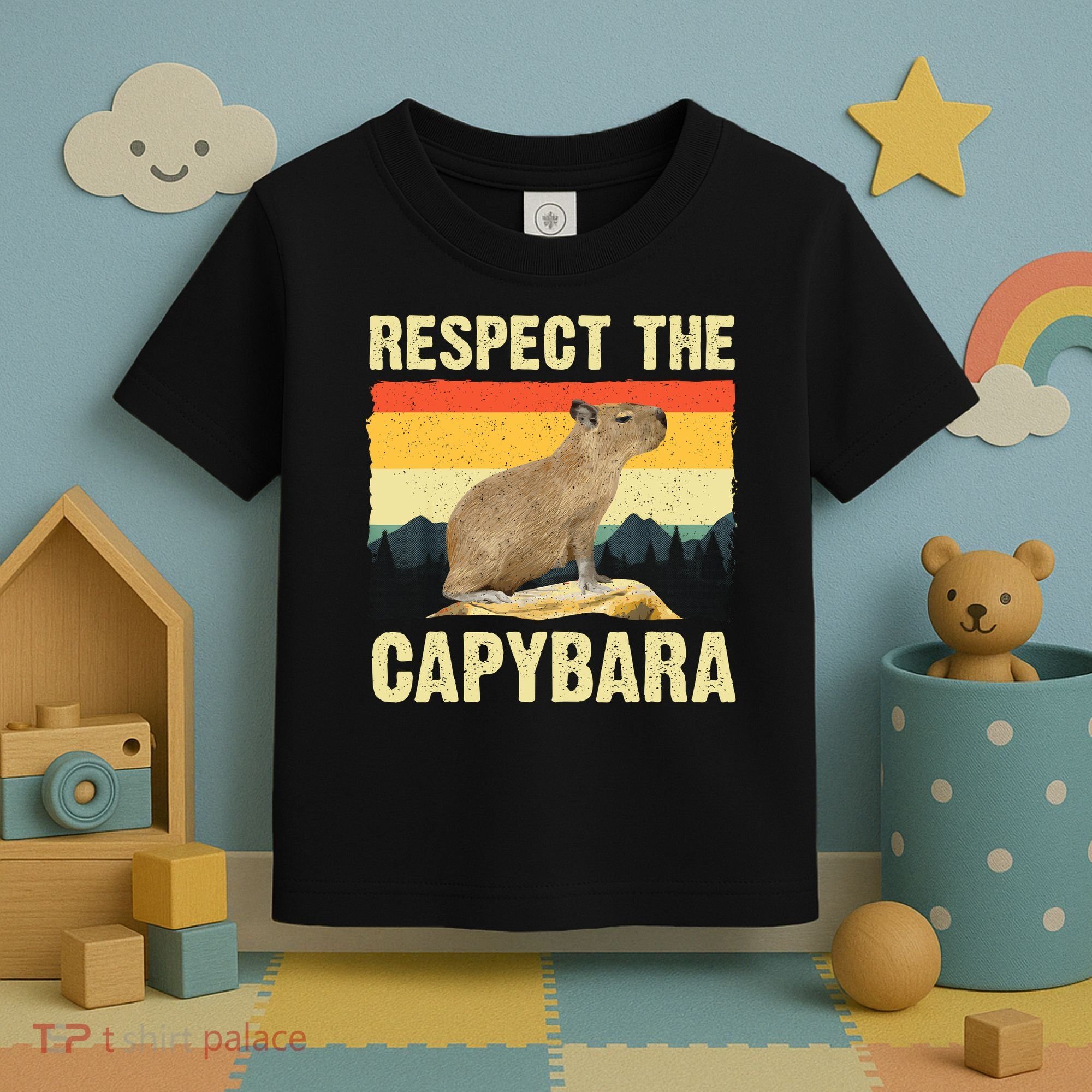 Capybara Art Rodent Animal Lover Capybara Toddler T-Shirt