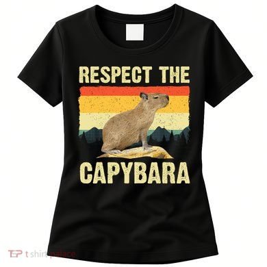 Capybara Art Rodent Animal Lover Capybara Women's T-Shirt
