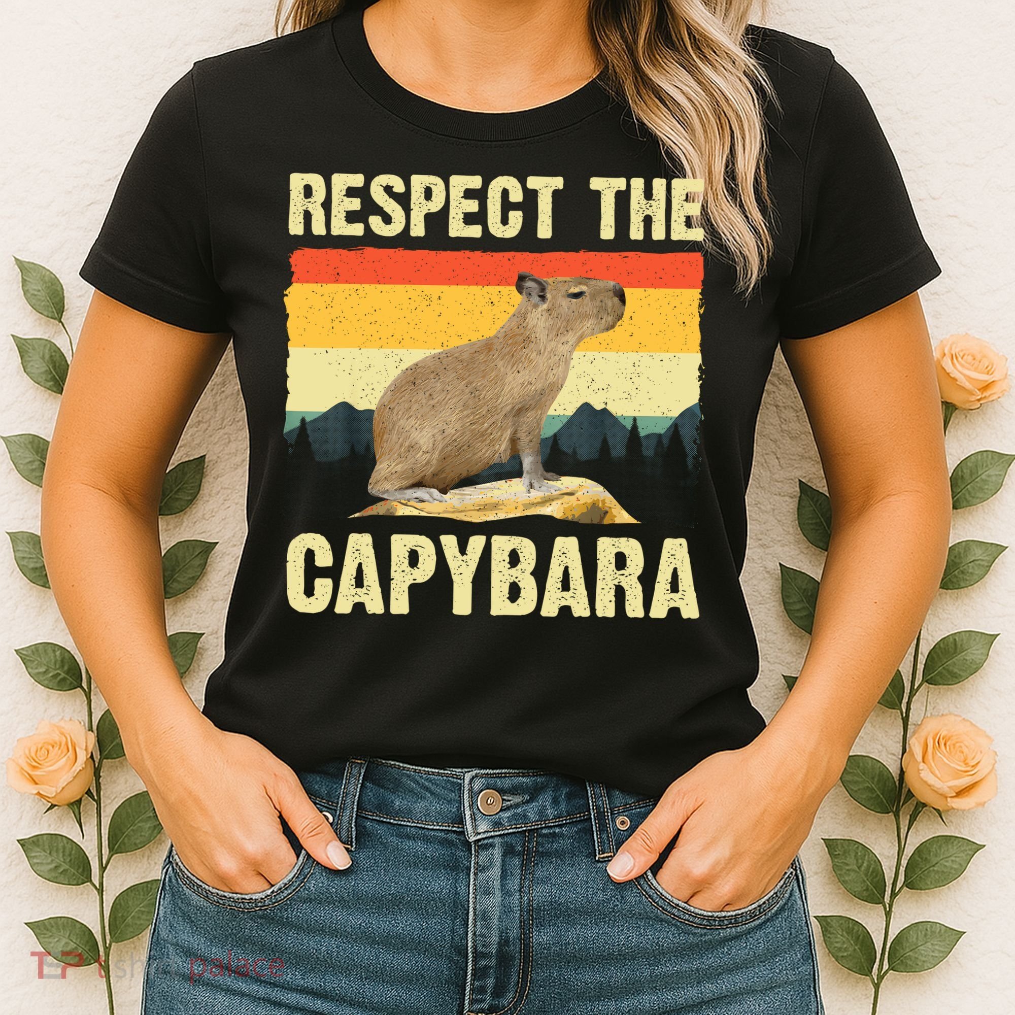 Capybara Art Rodent Animal Lover Capybara Women's T-Shirt