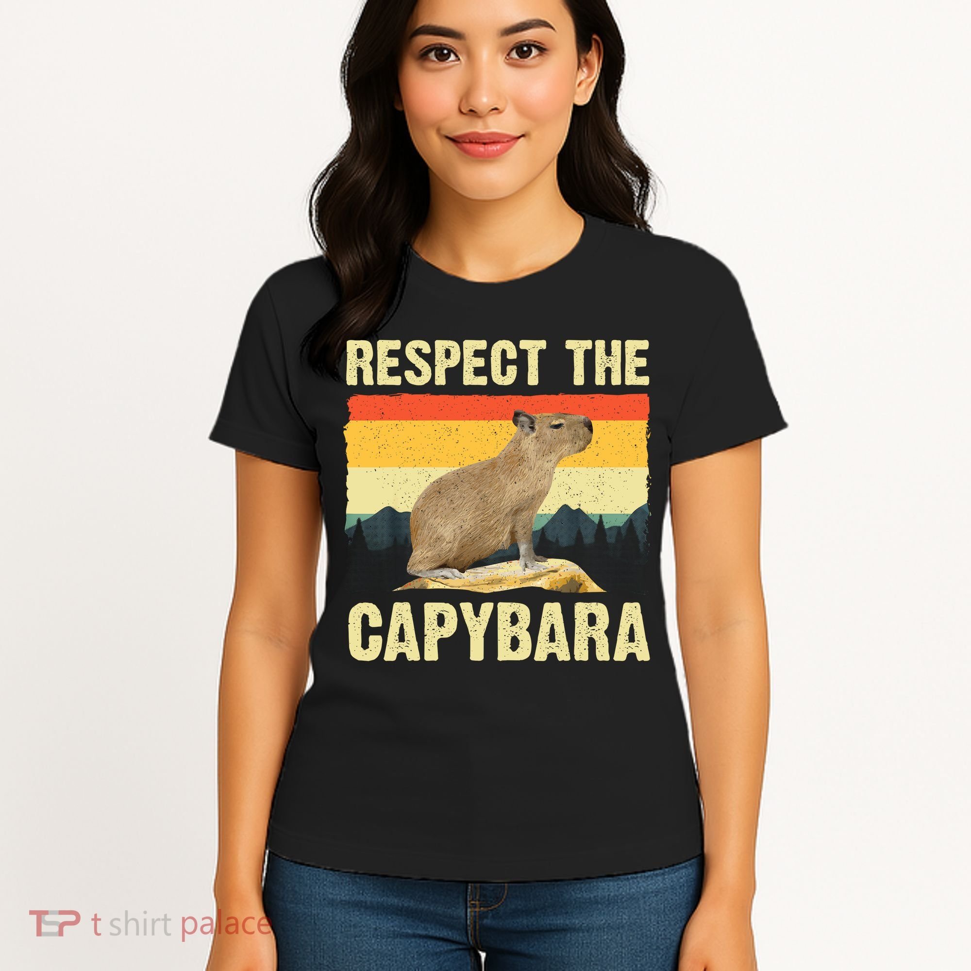 Capybara Art Rodent Animal Lover Capybara Women's T-Shirt
