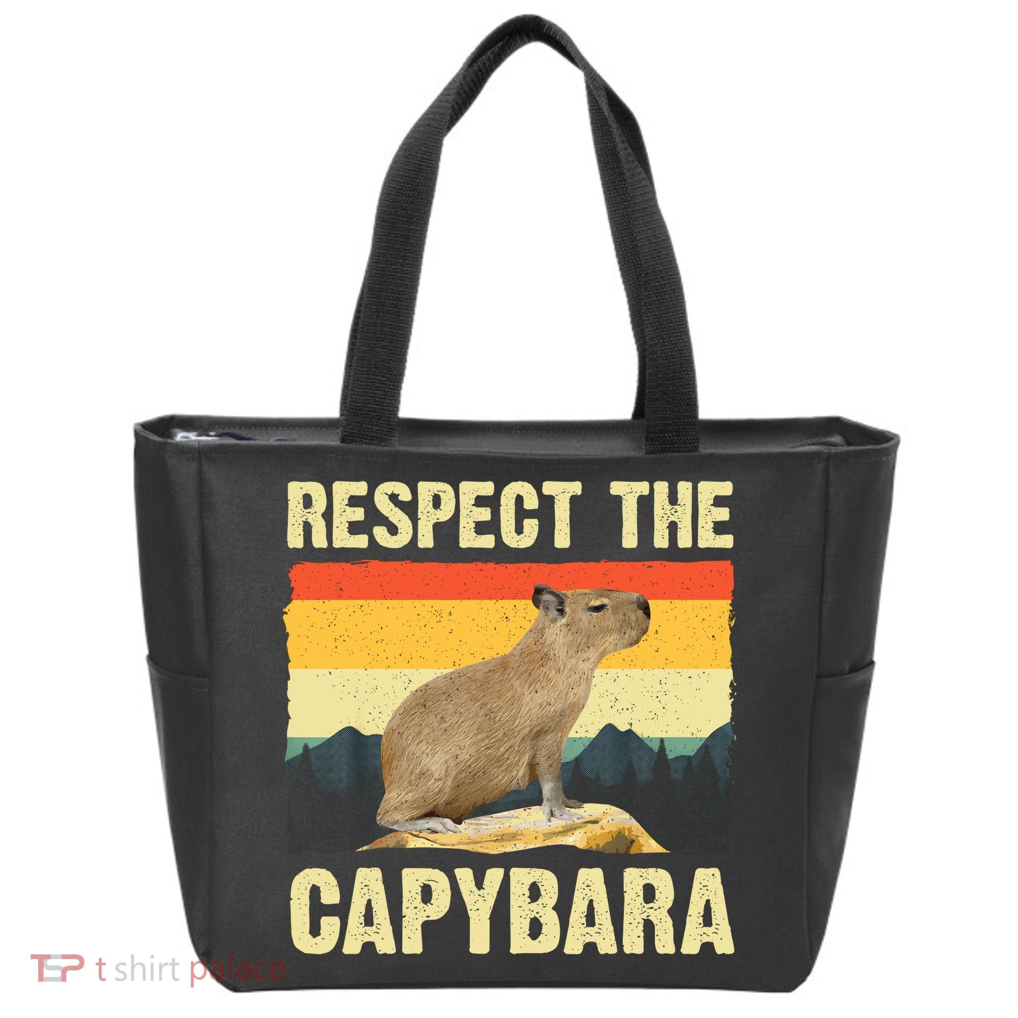 Capybara Art Rodent Animal Lover Capybara Tote Bag