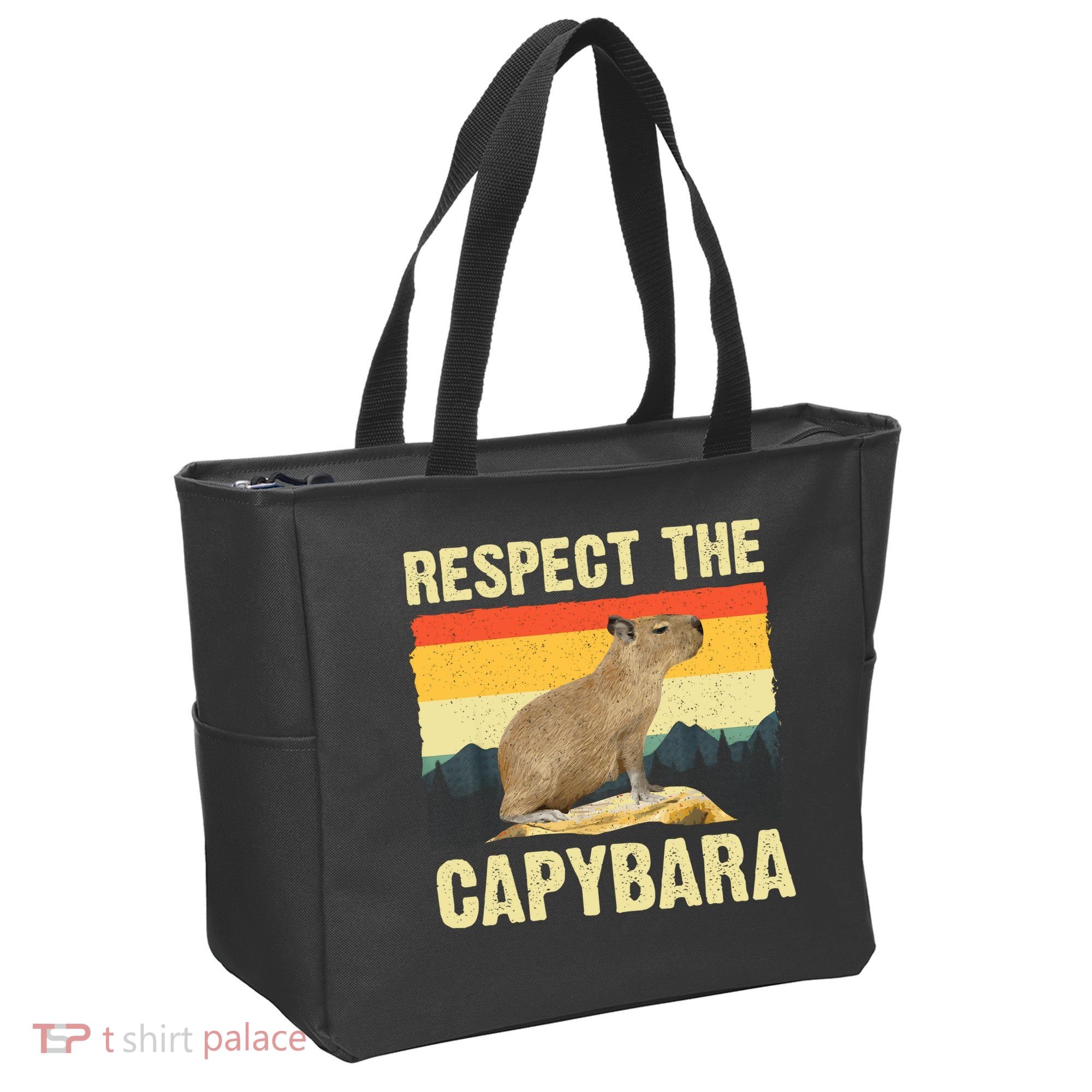 Capybara Art Rodent Animal Lover Capybara Tote Bag