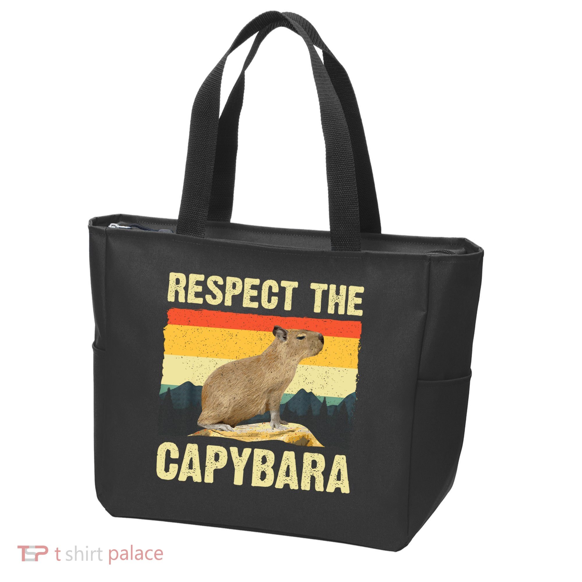 Capybara Art Rodent Animal Lover Capybara Tote Bag