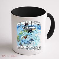 Catch And Release Largemouth Bass Fishing Coffee Mug thumb 1