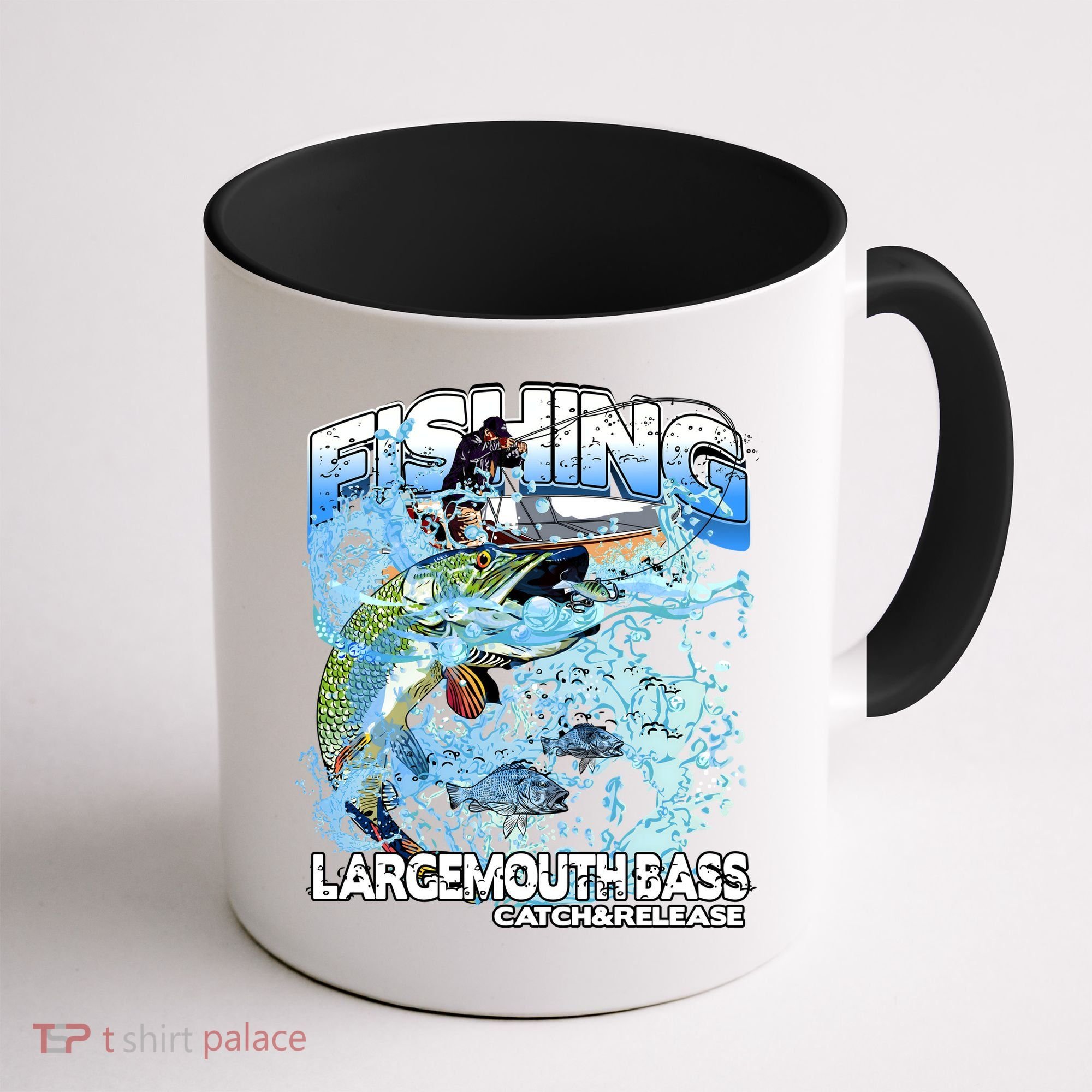 Catch And Release Largemouth Bass Fishing Coffee Mug