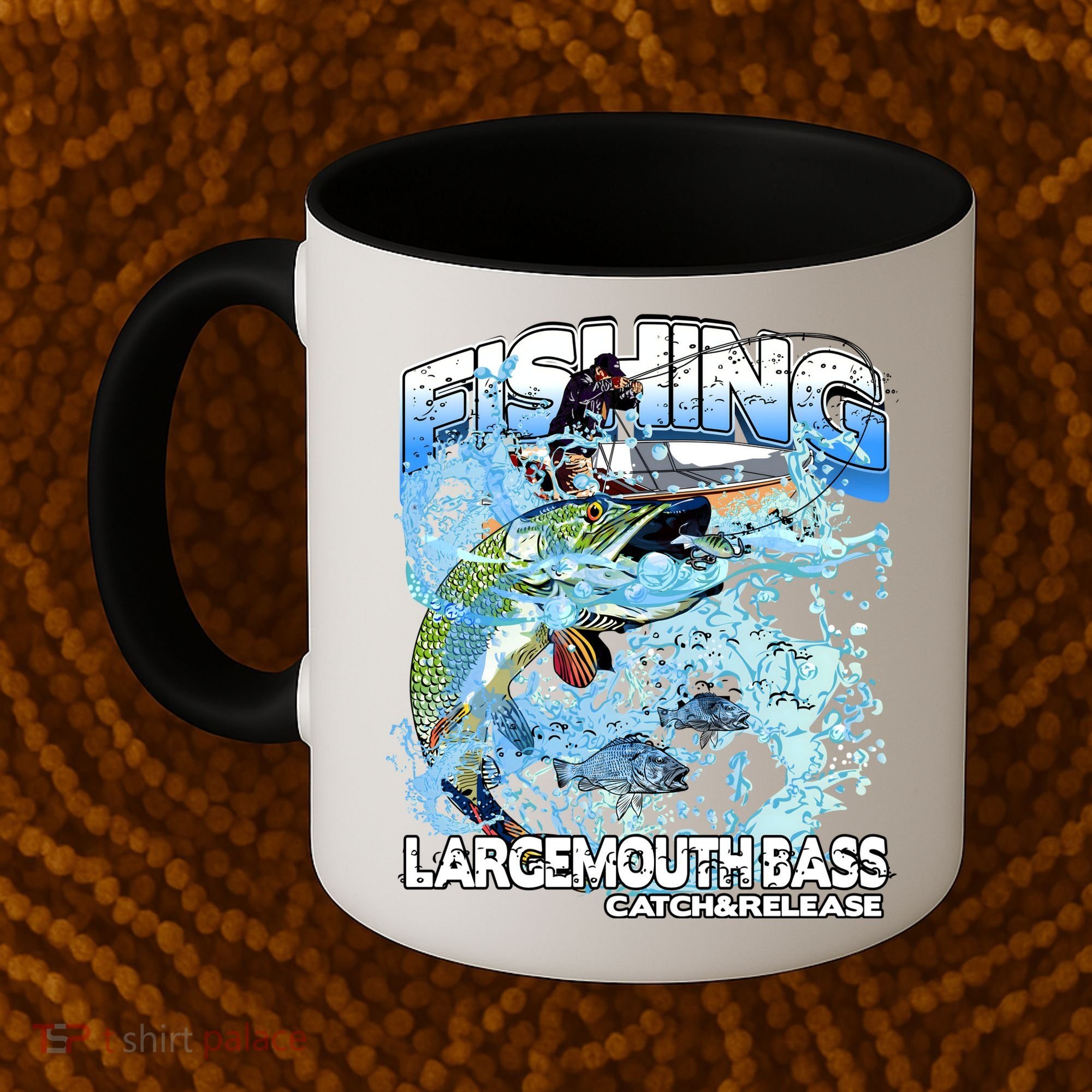 Catch And Release Largemouth Bass Fishing Coffee Mug