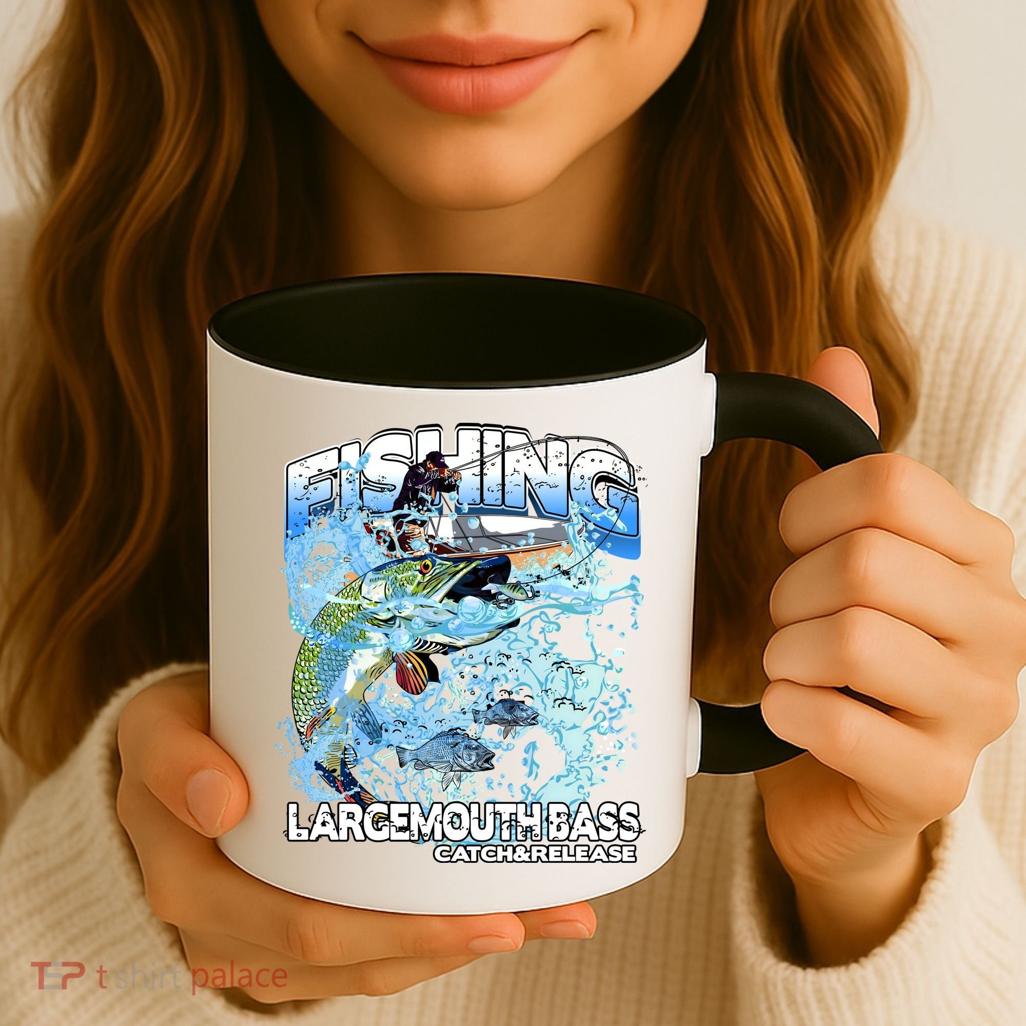 Catch And Release Largemouth Bass Fishing Coffee Mug