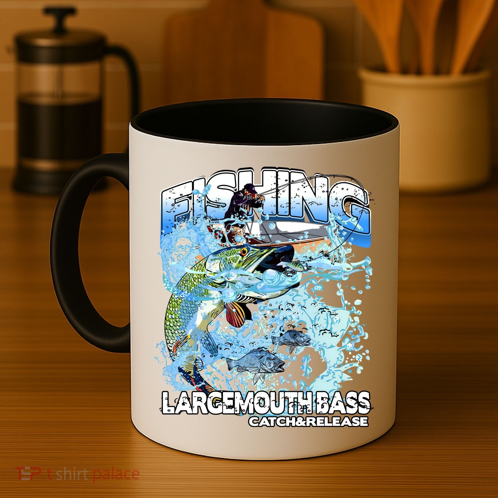 Catch And Release Largemouth Bass Fishing Coffee Mug