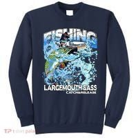 Catch And Release Largemouth Bass Fishing Sweatshirt thumb 0