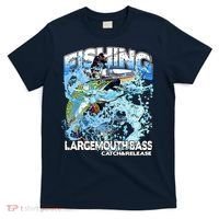 Catch And Release Largemouth Bass Fishing T-Shirt thumb 0