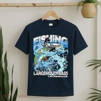 Catch And Release Largemouth Bass Fishing T-Shirt thumb 2