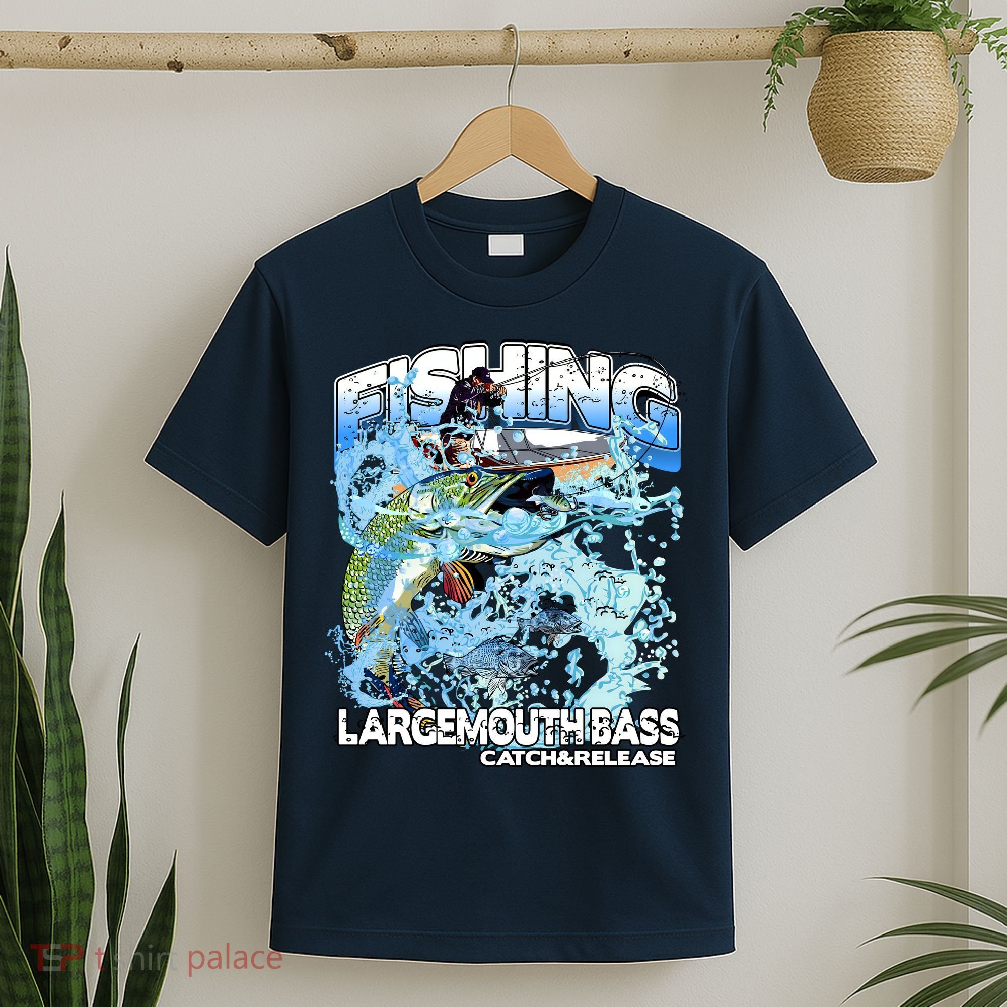 Catch And Release Largemouth Bass Fishing T-Shirt