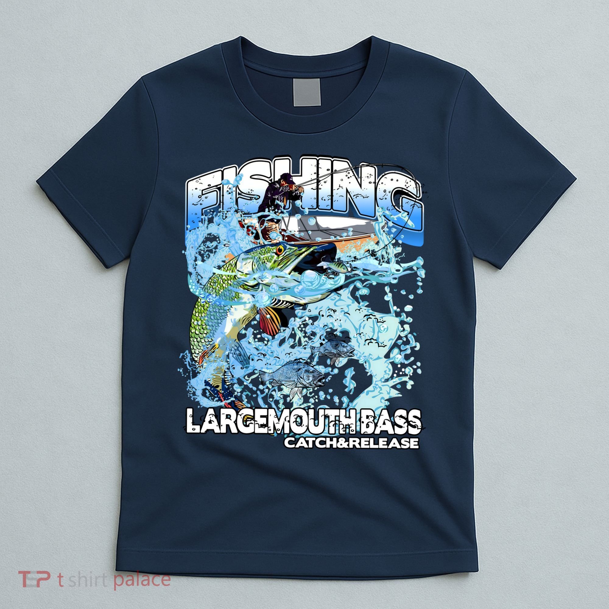 Catch And Release Largemouth Bass Fishing T-Shirt