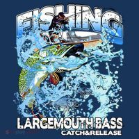 Catch And Release Largemouth Bass Fishing Women's Hoodie thumb 2