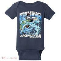 Catch And Release Largemouth Bass Fishing Baby Bodysuit thumb 0
