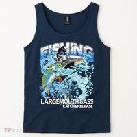 Catch And Release Largemouth Bass Fishing Tank Top thumb 2