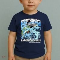 Catch And Release Largemouth Bass Fishing Toddler T-Shirt thumb 2