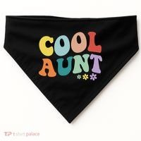 Cool Aunt Retro Gift USA-Made Doggie Bandana thumb 0