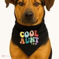 Cool Aunt Retro Gift USA-Made Doggie Bandana thumb 1