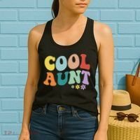 Cool Aunt Retro Gift Women's Tank Top thumb 2