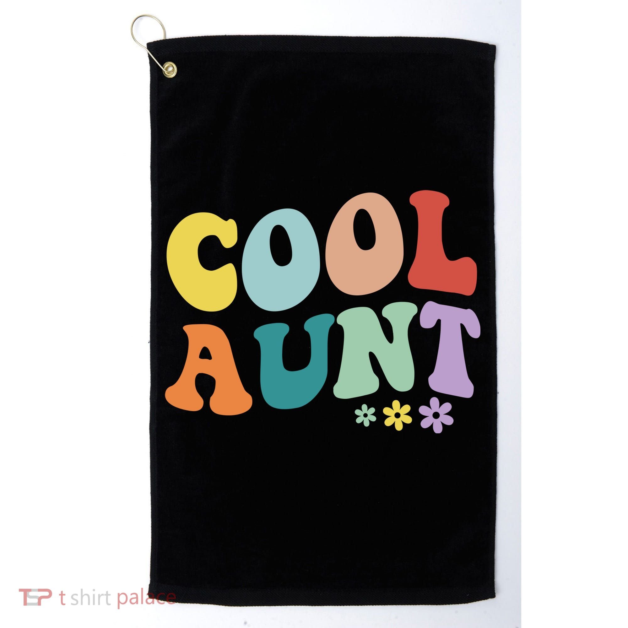 Cool Aunt Retro Gift Golf Towel