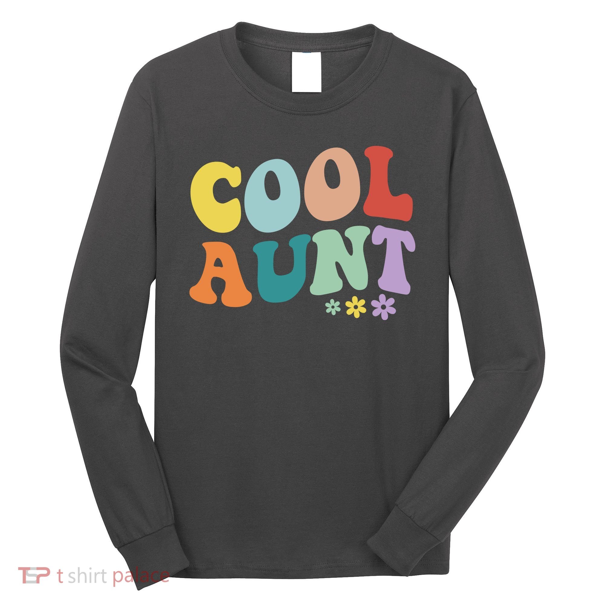 Cool Aunt Retro Gift Long Sleeve Shirt