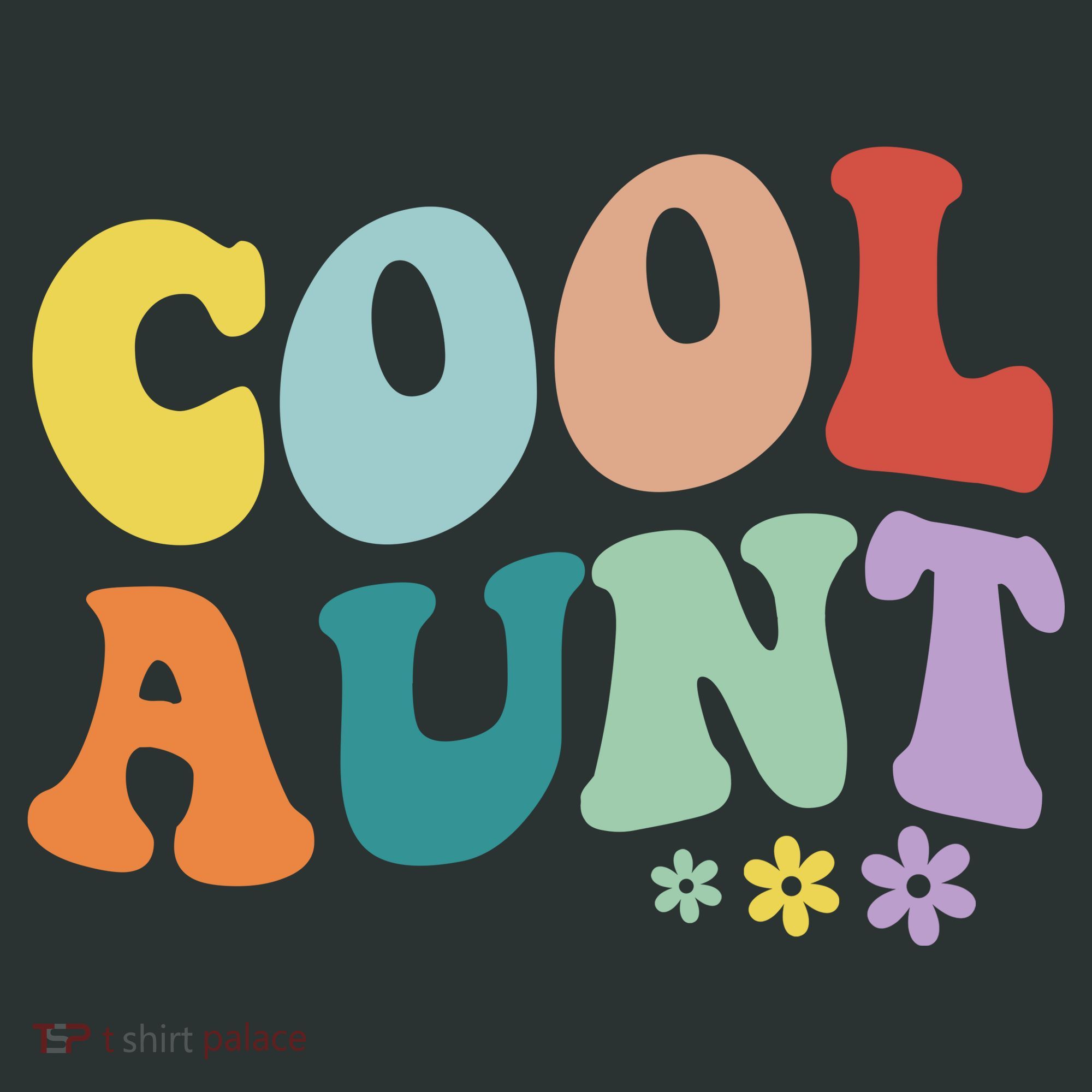 Cool Aunt Retro Gift Coaster