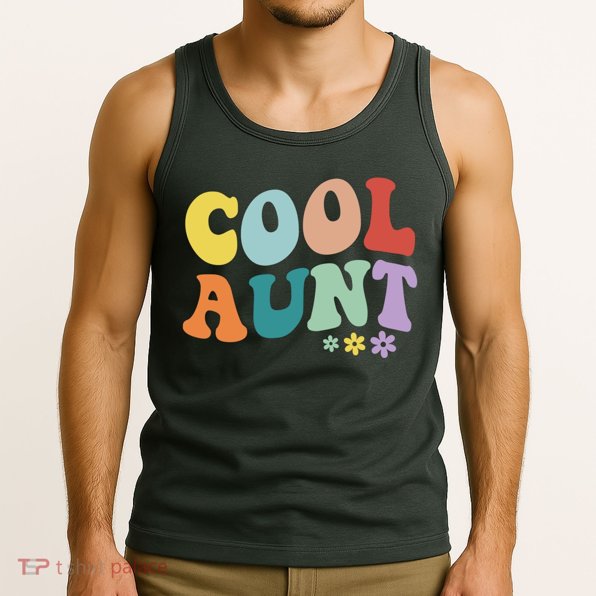 Cool Aunt Retro Gift Tank Top